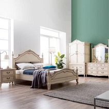 북유럽형 섬세한 앤틱 조각 침대프레임(K) / 공주침대 앤틱프레임 앤틱침대, 위탁배송비, 서울/경기