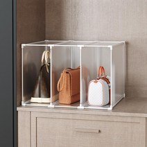 조립식 투명 핸드백 수납장 명품가방 진열장(52cm), 상세페이지 참조