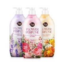 [애경] 샤워메이트 플라워 퍼퓸 바디워시 900g x 2개+트리트먼트 180ml, 선택:핑크 900g+퍼플 900g