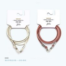 체인줄 매달린 복고패션 남자여자 미끄럼 방지 방어 한지마스크 이어폰 덴탈마스크, 기본, T06-흰색파우더핑크