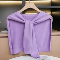 털실 여자 매듭 뜨개 봄과 가을 에어 컨방 어깨 치는 짧은목도리