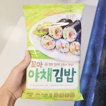 [풀무원] 야채꼬마김밥세트 124g, 종이박스포장