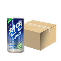 빠른배송 천연사이다190ml 60캔(총2박스) 탄산음료 사무실 탕비실