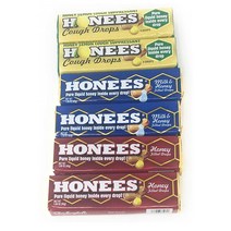Honees 허니스 허니 필드 드롭 캔디 목캔디 3가지맛 세트 45g 6팩