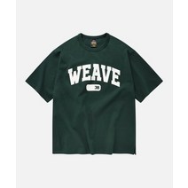 FRIZMWORKS WEAVE 38 LOGO TEE _ DARK 그린