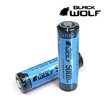 블랙울프 리튬이온 21700 충전배터리 5000mAh, B1 리튬이온 21700 삼성셀