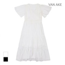 반에이크 브이넥 캉캉 원피스_VB17OPUL13Z