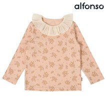 알퐁소 프롬플라워티셔츠 핑크