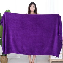 라오농 비치타월 미용실 목욕타월 침대에까는 전용 큰수건 안마침대 여성순면 가정용 물흡수 빠른건조 털빠지지않는, T22-보라색 두께, C01-70x140cm