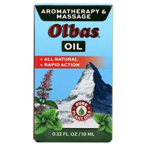 올바스 테라펩트 아로마테라피 & 마사지 오일 0.32fl oz(10ml) Olbas Therapeutic Aromatherapy & Massage Oil 0.32 fl oz (10