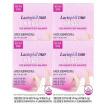 락토필 듀오 여성 질 유산균 프라 바이오 유렉스 택스 프리 텍스 스틱 틱스 프로 4개월분