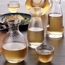 덴토오 유리 도쿠리 사케병 도꾸리 독구리 사케잔 술잔, 03-쇼쿠닌 도쿠리 대