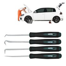 Car Oil Seal Puller Screwdrivers Set 4PCS Removal Tool Kit Auto Mini Precision, [01] twocolor