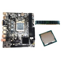CPU 2022 new h61 컴퓨터 마더보드 지원 lga1155 i3 2100 cpu, 없음