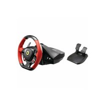 Thrustmaster - Xbox One용 Ferrari 458 스파이더 레이싱 휠 블랙레드옐로우 4460105