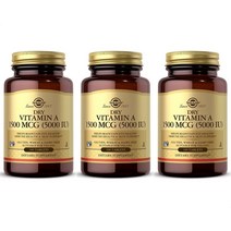 솔가 드라이 비타민A 1500mcg 타블렛, 100정, 3개
