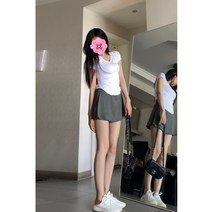 테니스 스커트 볼링 치마 유니폼 여성 골프 웨어 브랜드 주름 바지 명품 골프복 볼링복 5