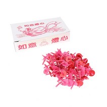 캔들심지 양초 나무 세트 120 개 양초 심지 오일 램프 만들기 용품 Diy 부동 수제 홀더 등유 키트 액세서리, 01 Red