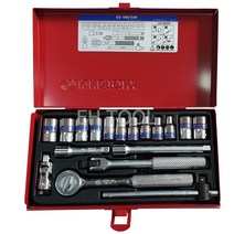 대만 킹토니 1/4 소켓렌치세트 18PCS 2518MR 복스세트 복스알
