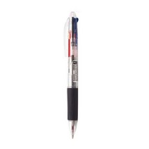 키넥스 3색볼펜 0.7mm 투명 12개입