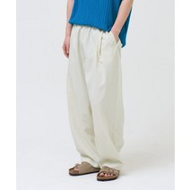 토피 섬머 와이드 벌룬핏 밴딩 슬랙스 아이보리 여름