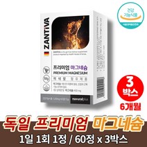코스트코 독일산 프리미엄 고함량 순수 리얼 마그네슘 400 mg 보충제 마그네시움 MAGNESIUM 영양제 정, 3박스