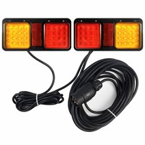방수LED 트레일러 후미등 세트 유럽식7핀 7m 적용 EV-01546-3, 단품