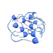 수중 Y1QE Pool Safety Divider Rope & Float Kits for Swimming with 2 Pre-Assembled Stainless Hooks |, 한개옵션0