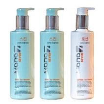 모노세븐 여성 미백 주름개선 기능성 기초 스킨 로션 세트 250ml 대용량 여드름 피부 스킨케어 피지 유수분밸런스 관리 어버이날 엄마 선물, 스킨2개+로션1개세트