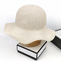 빅사이즈 버킷햇 커플 앙고라 버킷햇여성을 위한 새로운 여름 린넨 통기성 뜨개질 넓은 버킷 모자 패션 태