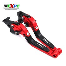 [해외]Yamaha 스쿠터 Techmax TMAX530 TMAX560 TMAX500 CNC 알루미늄 합금 브레이크 핸들에 적합 클러치 레버 조절 가능 TMAX DX SX, 골든