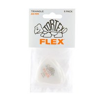 Dunlop - TORTEX® FLEX™ Triangle Guitar Pick - 0.60mm / 6개 PACK (456P), *