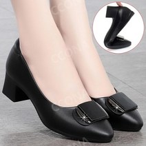 엄마 구두 여성 단화 로퍼 청키 가을 가죽 발편한 통굽 중년 슈즈 컴포트 편한