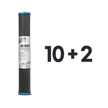 CB-1020X 블럭망카본 필터 4개 20인치 하우징용, 선택03_필터 10+2=12개