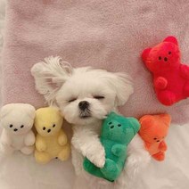 강아지 애착인형 하리보인형 5종세트, 화이트
