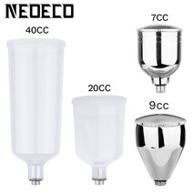 에어리스도장기 페인트 후끼 락카 스프레이 건 에어 휴대용 브러쉬 cc 브러시 분리형 유체 컵 중력 피드 액세서리 쉬운 청소, CHINA, 7cc 9cc 20cc 40cc