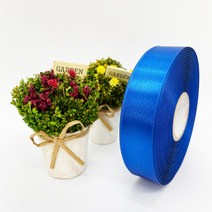 포장 리본 끈 제이제이리본 고밀도주자 20mm 25mm 76컬러 (길이 45M) 공단리본, 로얄블루