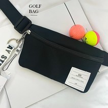 [남녀공용] 골프 볼 거리측정기 가방 케이스 파우치 힙색 6 color, 라이트그레이