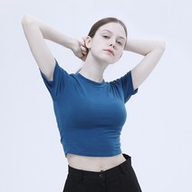 심플 크롭 반팔티셔츠 M2HS2190