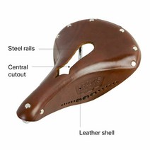 브룩스 England B-17 Imperial 남성 자전거 안장 Antique 브라운 - - NOS