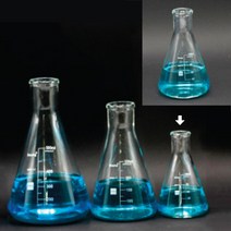 유리 삼각플라스크 250ml 1개 과학실험 실험재료 비커 초자류 비이커