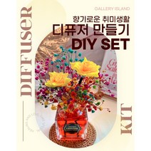 디퓨저 만들기 DIY 세트 프리저브드 플라워 방향제 선물용, 카네이션 디퓨저 DIY, 블랙베리앤베이