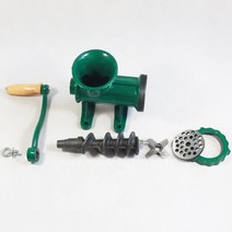 수동 핸드크랭크 고기 고추 민찌기 뼈 분쇄기 다짐기, (스테인리스 칼)+ 고정구 2개 + 고급 세트