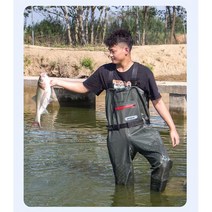 HAMMER 가슴장화 갯벌체험 낚시 해루질 남성 여성 허리 가슴 바지장화, 블랙