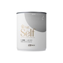 KCC 숲으로셀프 철재용 친환경 페인트 에그쉘광 1L, 노블그레이