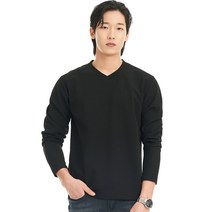 데이블랙 남성용 브이 넥 긴 팔 티셔츠 DBL001101085