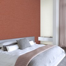 만능풀바른벽지 합지 ST28351-8 라벨르 오렌지레드, 310cm