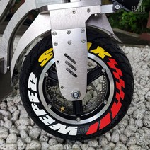 그리븐 WEPED SMAX 타이어 레터링 휠 스티커 S맥스 전동 킥보드 2cm TR045