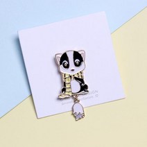 귀여운 너구리 뱃지