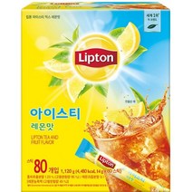 립톤 아이스티 레몬 스틱 에이드 분말, 14g, 6개
